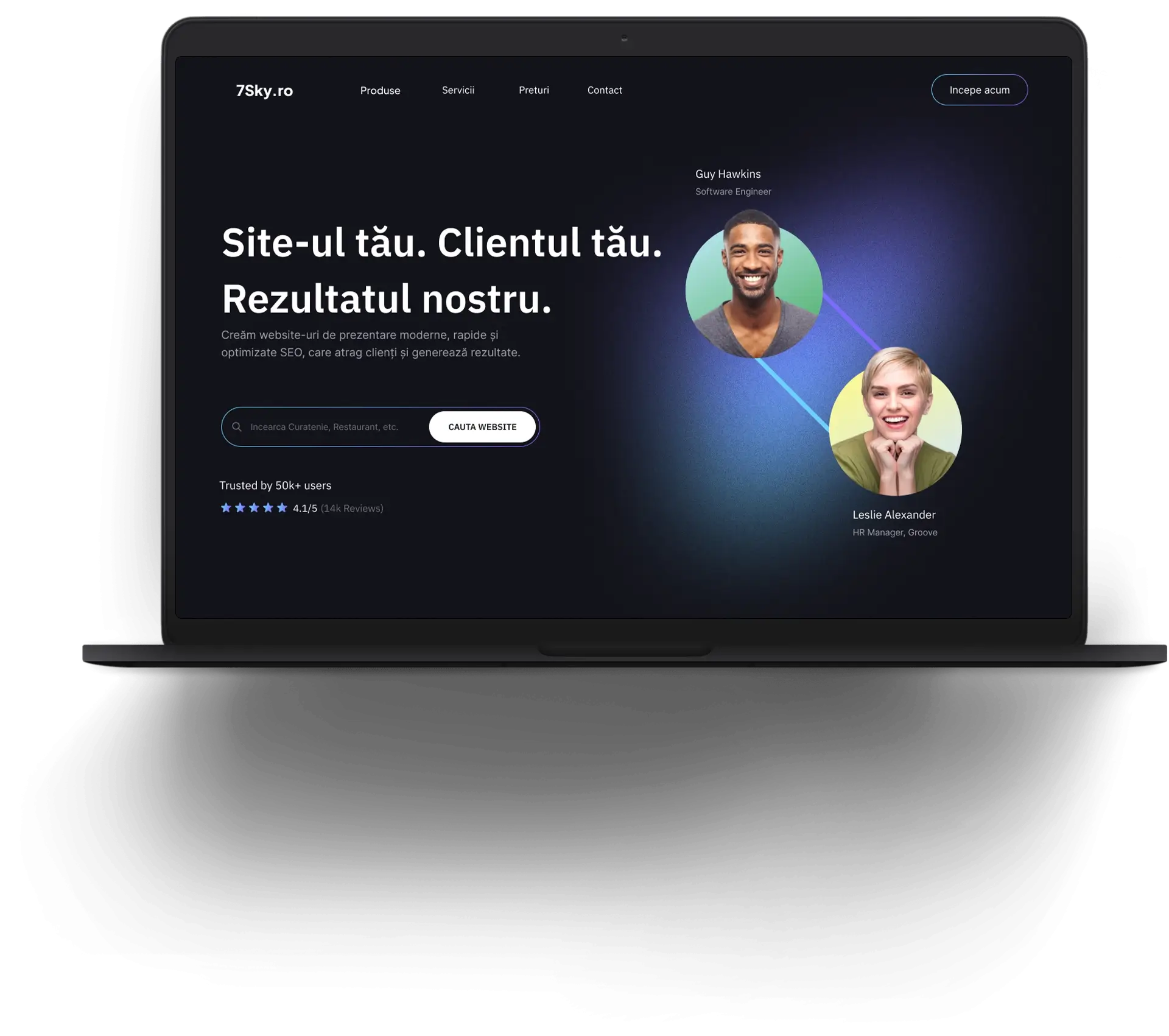 Home 1 Creare website